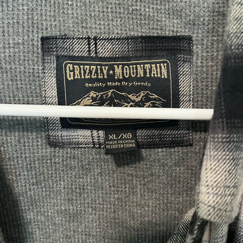Grizzly Mountain Gray Plaid Shirt